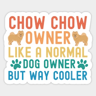 Chow Chow Owner Sticker